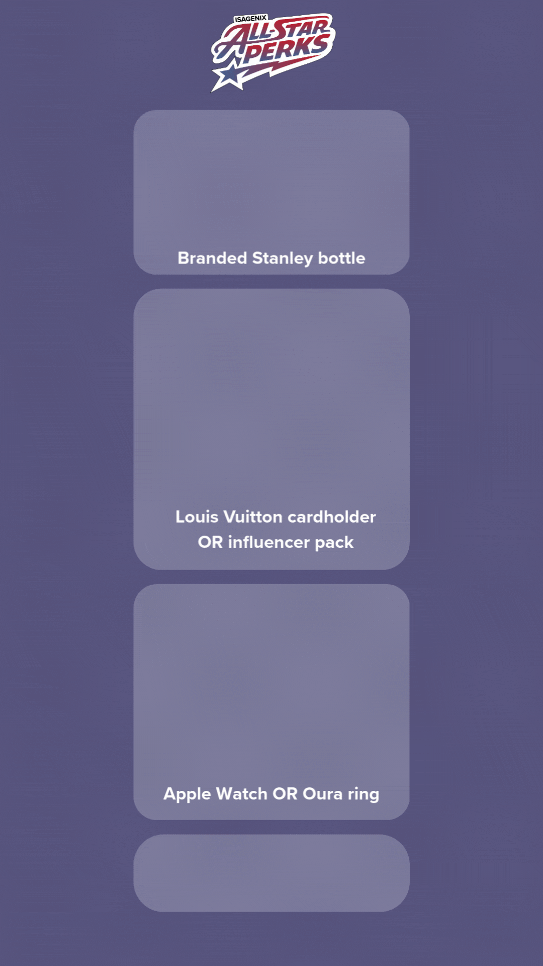 All-Star Perks – Isabiz homepage web